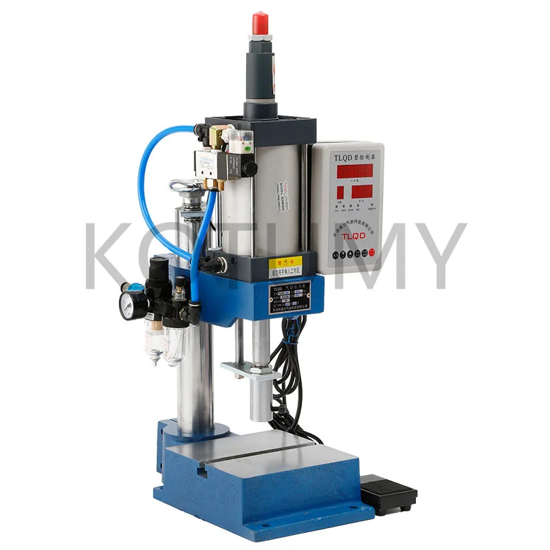 Small Pneumatic Punching Machine 200kg Single Column 63 Type Bench Press High Precision Riveting Machine 220V