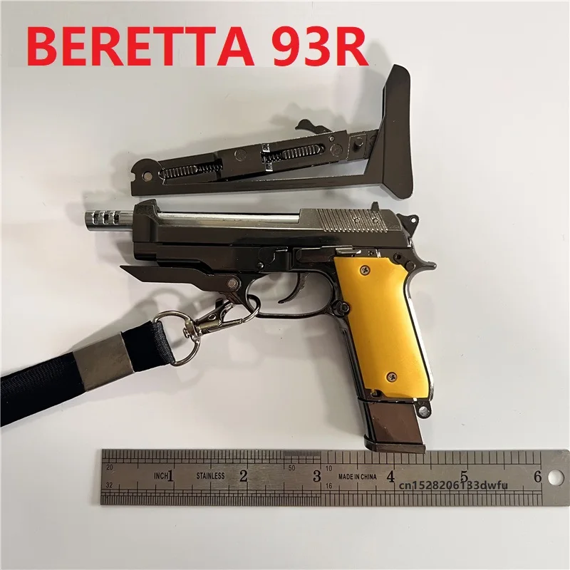 1:2.05 Metal M1911 92F M4A1 M16 AK47 AWM Desert Eagle Miniaturowy model zabawki Brelok do kluczy Prawdziwa broń Dorosłe dziecko Alloy Empire