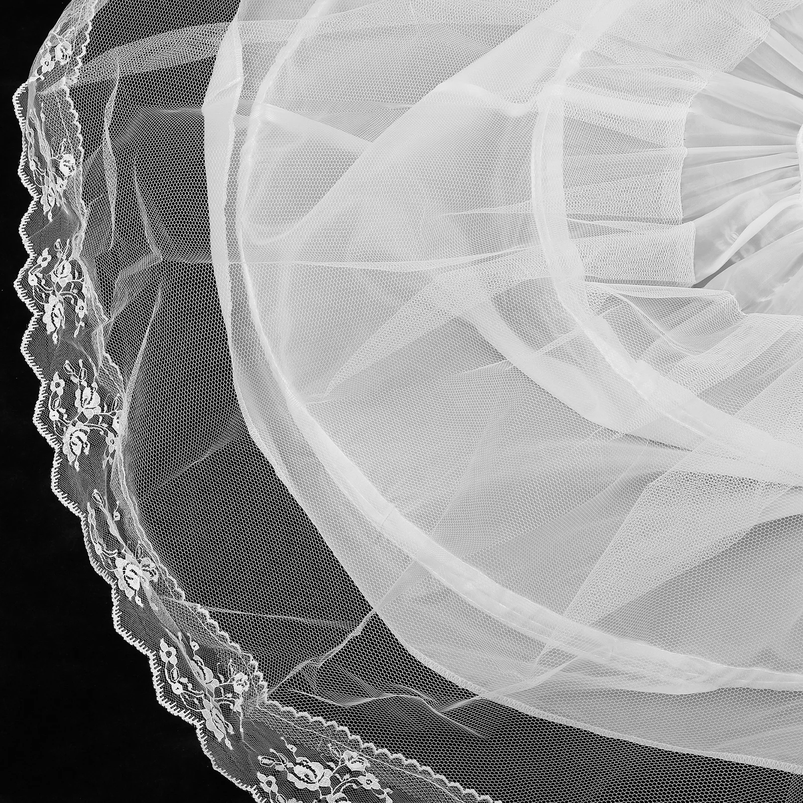 

Children Petticoat Wedding Dress Underskirt White Lace Mesh Dress Showing Skirt Petticoat Tutu Skirt Dance Performance