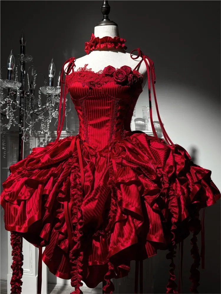 New fashionable strapless toasting dress for coming-of-age ceremony