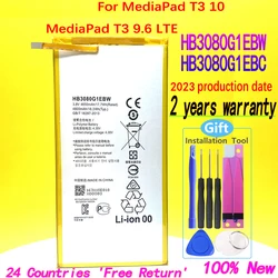 New HB3080G1EBW Battery For Huawei MediaPad T3 10 /T3 9.6 LTE AGS-L09 AGS-W09 AGS-L03 Tablet High Quality With Tracking Number