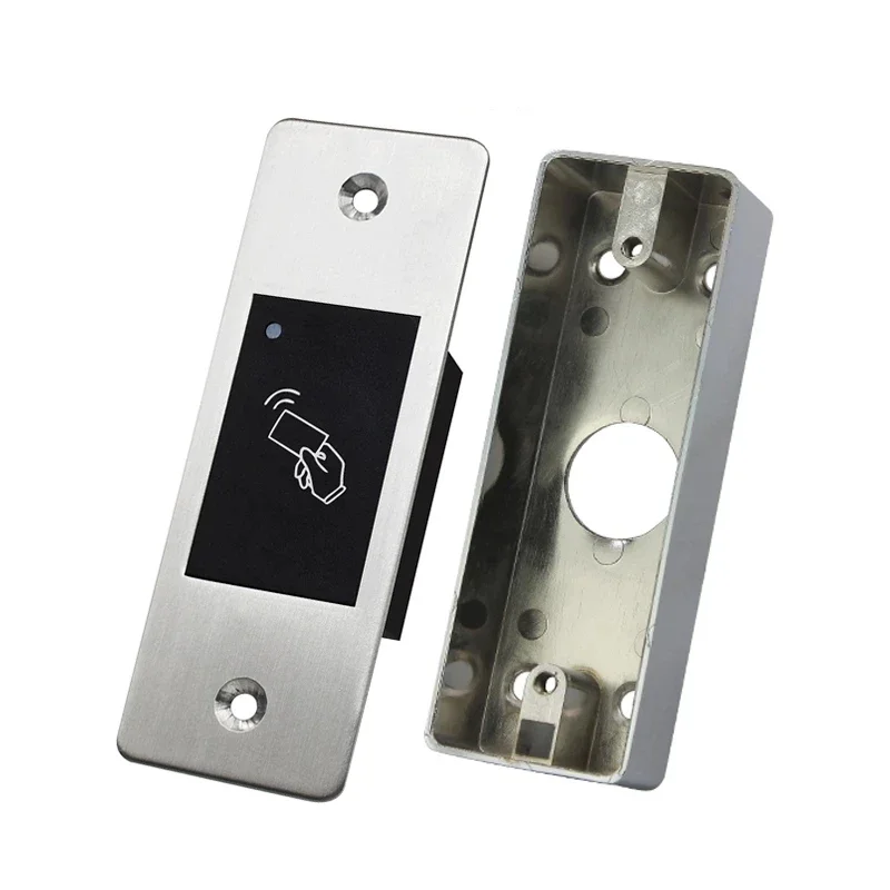 Imagem -04 - Leitor Rfid Keyless Porta Abridor Metal Controle de Acesso Scanner à Prova Dágua Incorporado Leitor de Impressão Digital 800 Usuários Mini Ip66 918v