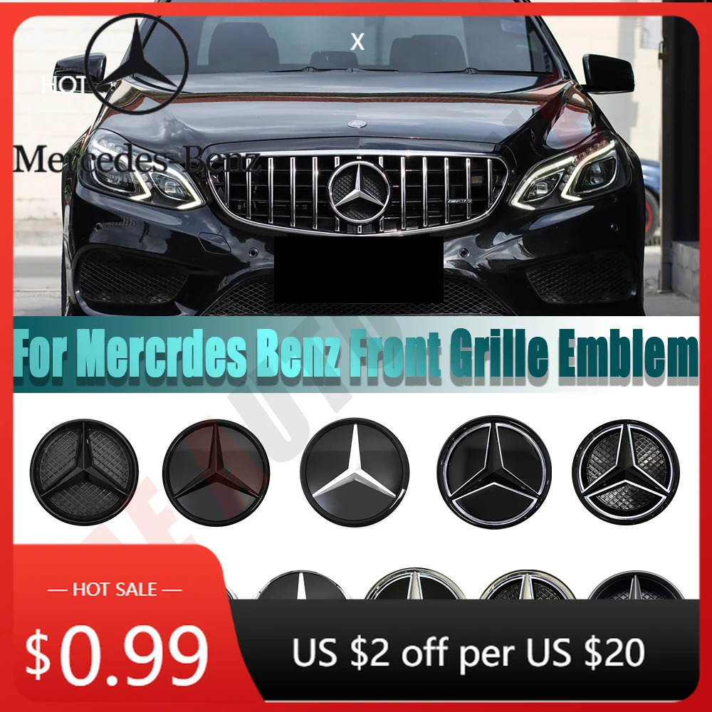 

Горячая серебряная рамка 3D Зеркальная эмблема для Mercedes Benz A W176 B W246 C W205 Class Матовый черный OE Стиль Передняя решетка S Автомобильная наклейка