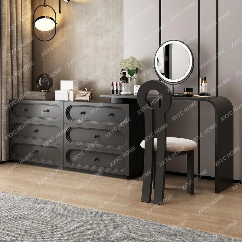 

Комод ML, тумба, интегрированная в спальню, современная система хранения, встроенный прикроватный туалетный столик из массива дерева