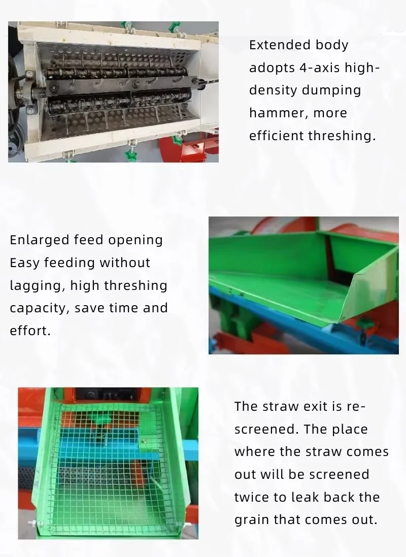 Small Household Multifunctional Threshing Machine in Stock for Corn Sorghum Canola Grain Shelling with Motor As Core Component