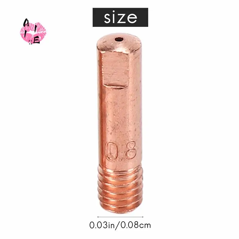 

A11E-13Pcs CO2 Mig Welding Torch Aircooled MB 15AK Contact Tip Holder Gas Nozzle 0.8Mm Welder Shield Shroud Nozzle Tip Kit