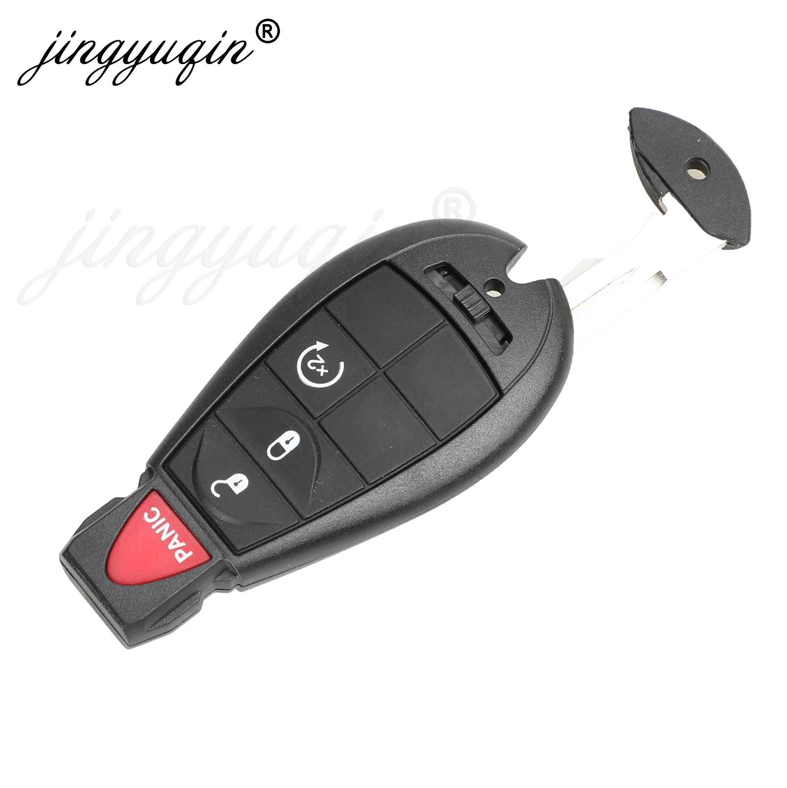 Funda de llave inteligente para Jeep Grand Cherokee Chrysler 300, carcasa para mando a distancia, Dodge Challenger Charger Journey Fob