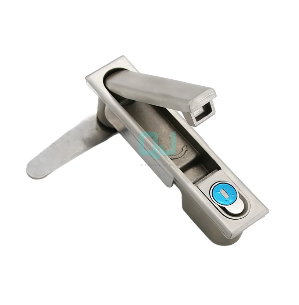 Distribution box lock MS490 Switch cabinet lock 142 * 34mm Cabinet lock 304 stainless steel 818 Industrial lock Mechanical lock