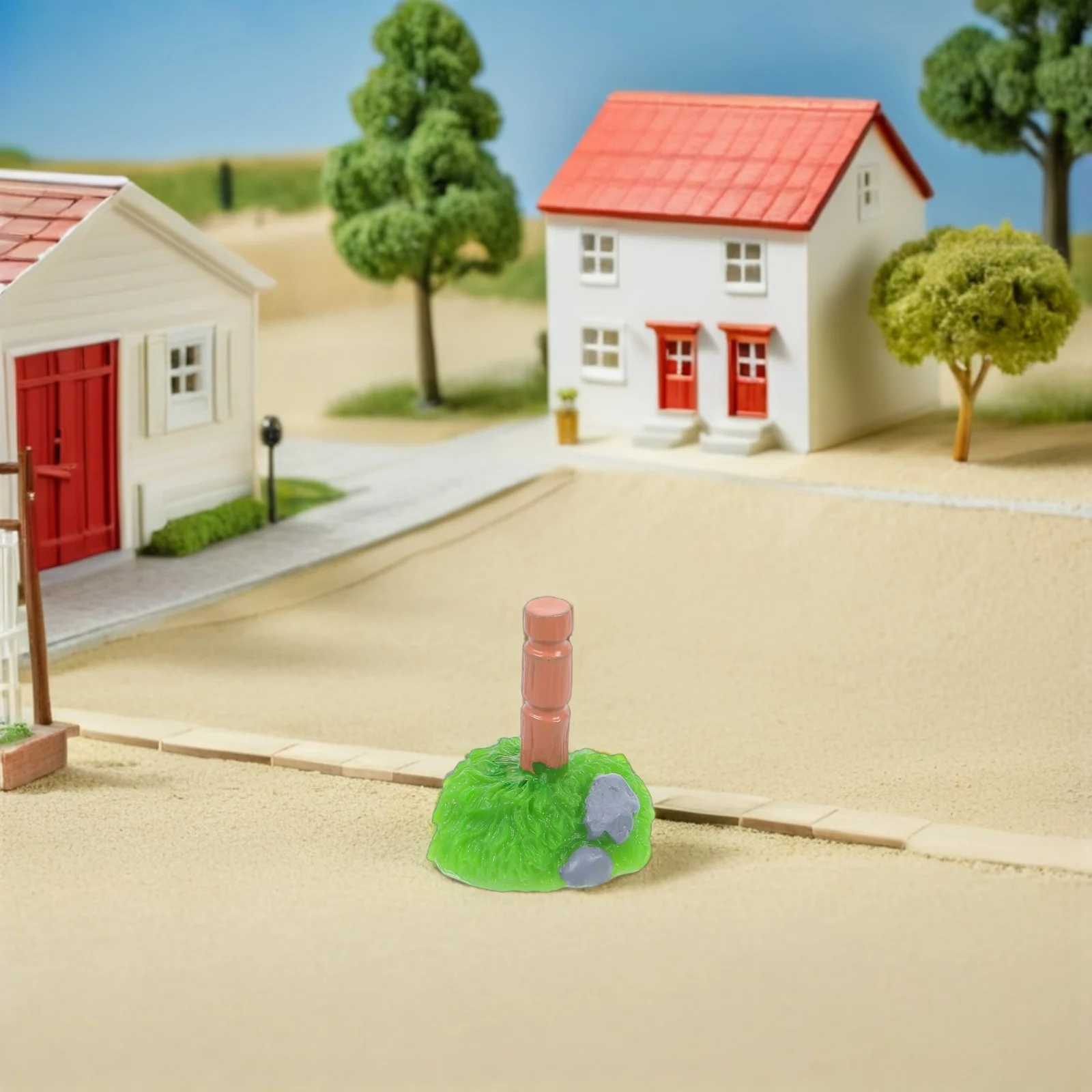 24 pçs mini acessórios de fazenda diy pilhas de madeira materiais resistentes projetos detalhados decorações do mundo em miniatura mini fazenda playset