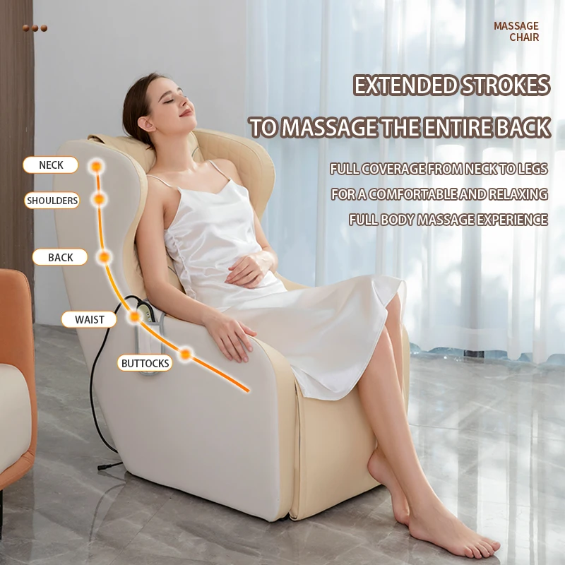 KZJ Flash Sale Mini Massage Chair Massage Sofa Dual Motors Knead Hammer Realistic Hand-like Kneading