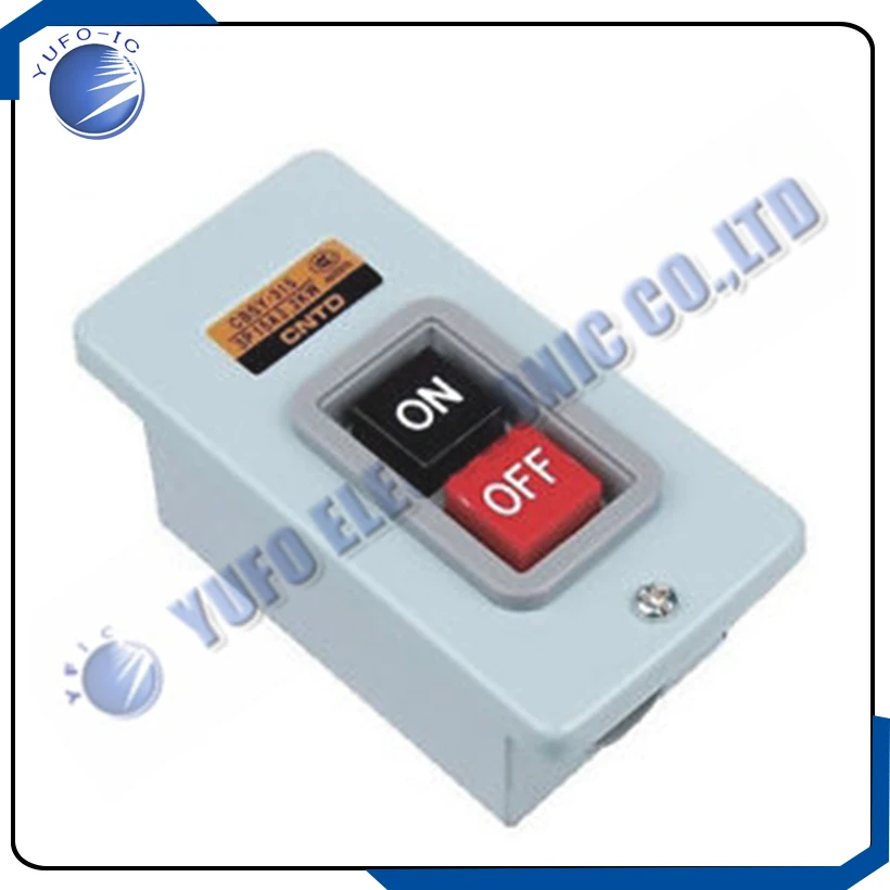Free Shipping One Lot 1Pcs CBSY-315 Power Push button Switch 15A 2.2KW Two buttons Free Shipping AK