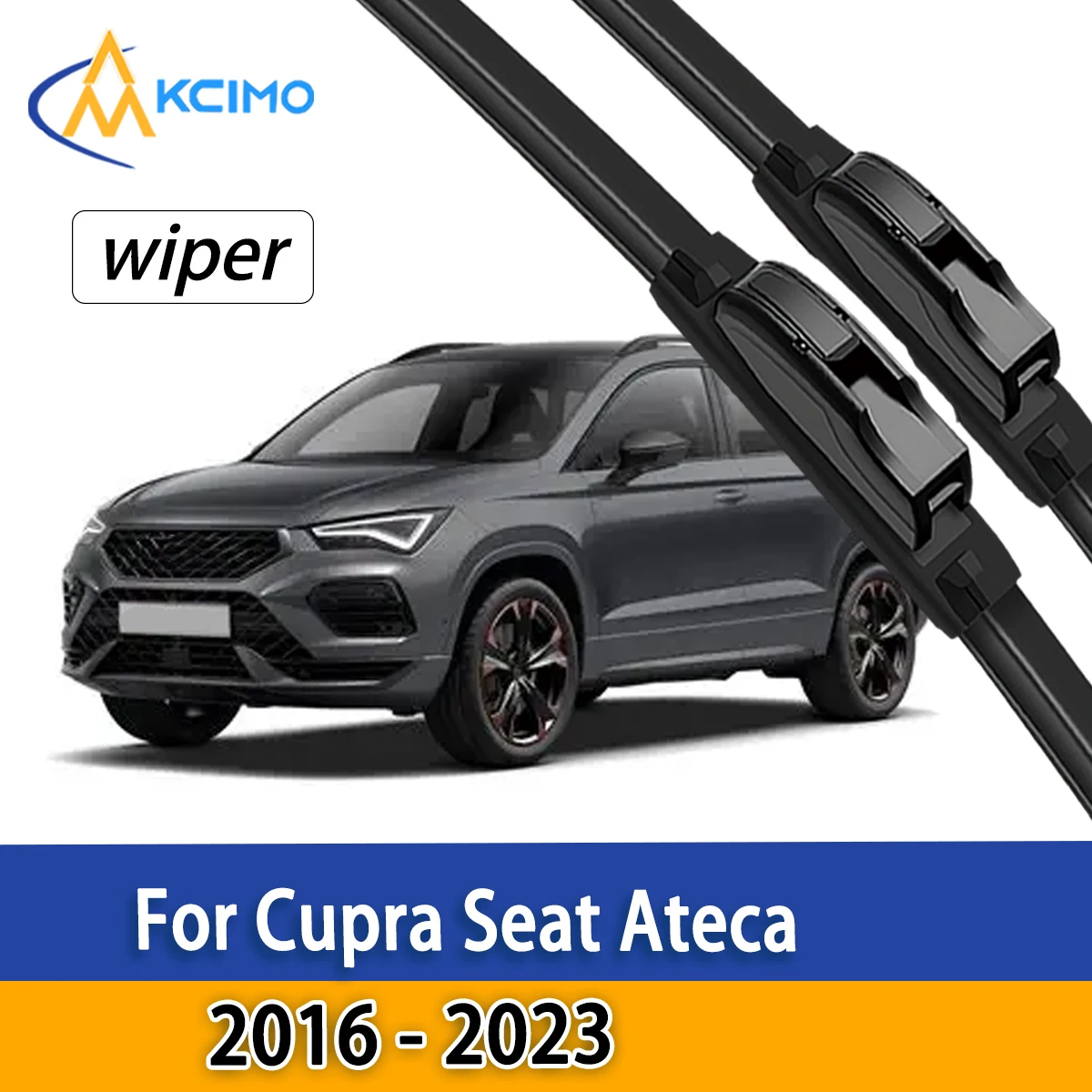 

Wiper Blades For Cupra Seat Ateca 2016 - 2023 Front Windshield Wiper Blade Car Windscreen Window Cleaning Accessories