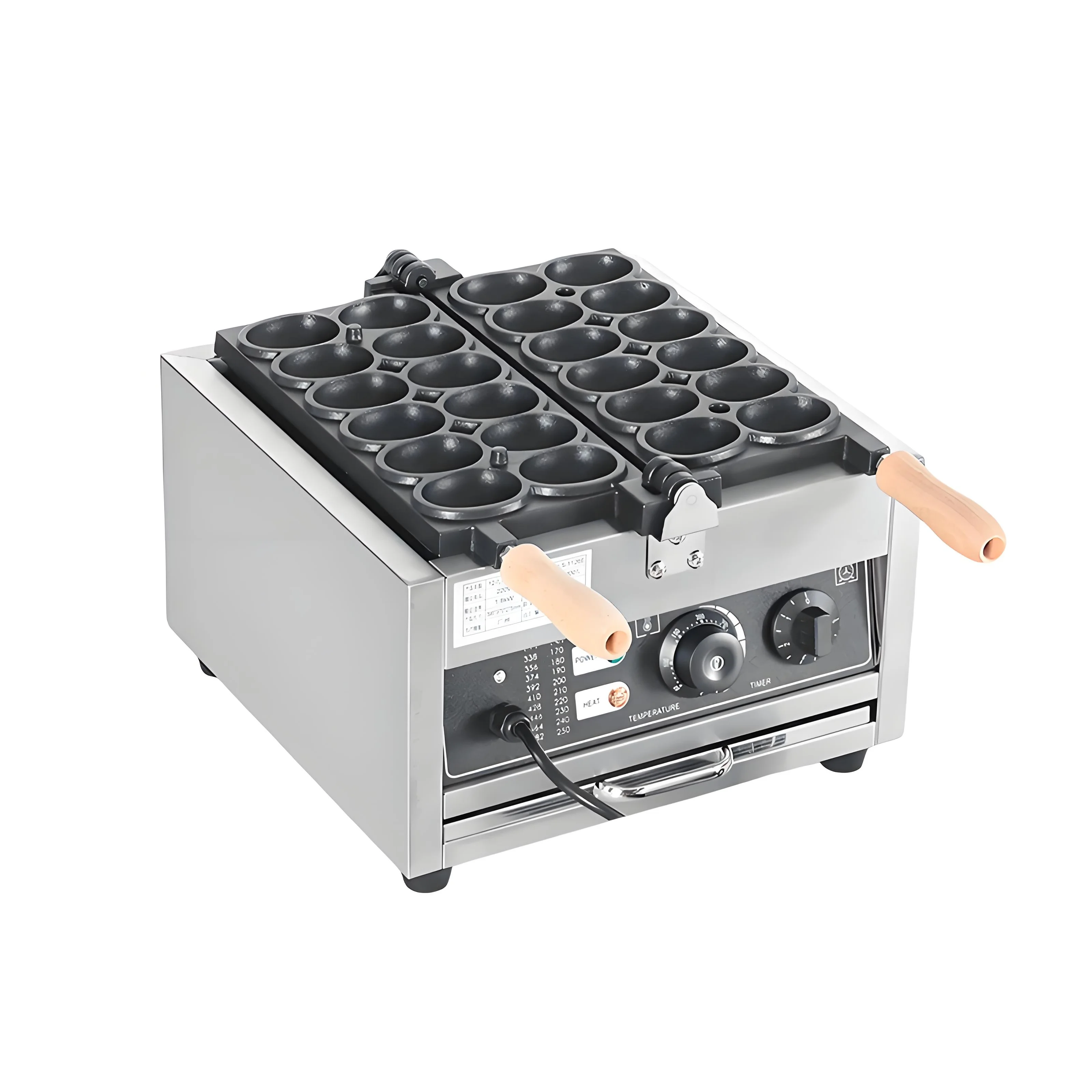 

Food tools Wholesale High-quality New Electric Commercial Automatic Stainless Steel Timer Pancake Cake Maker Custom Smile Fa