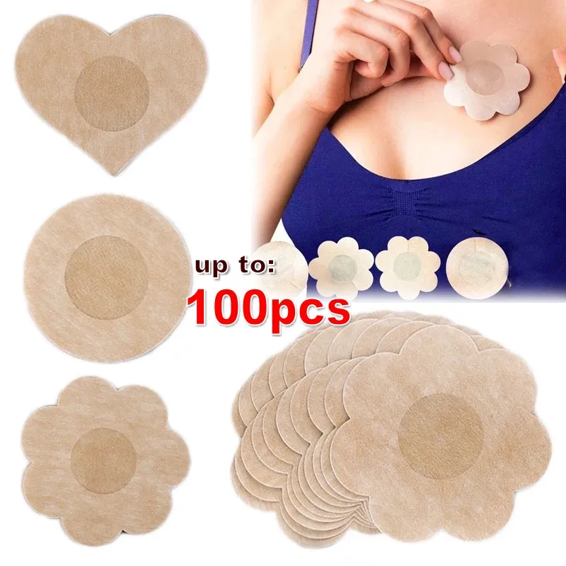 

100/50/20Pcs Invisible Stickers For Nipples Covers Invisible Nipples Shield Breast Intimates Accessories Woman Adhesive Sticker