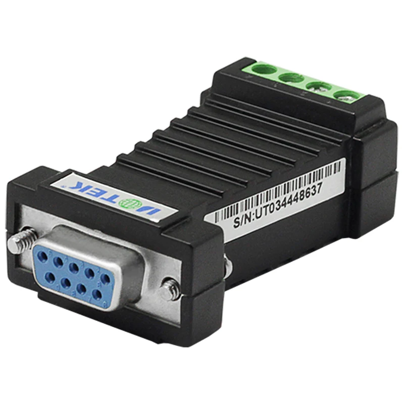 UOTEK Mini RS-232 to RS-485 Converter RS232 To RS485 Conversion Adapter DB9 Connector UT-2211 Half Duplex