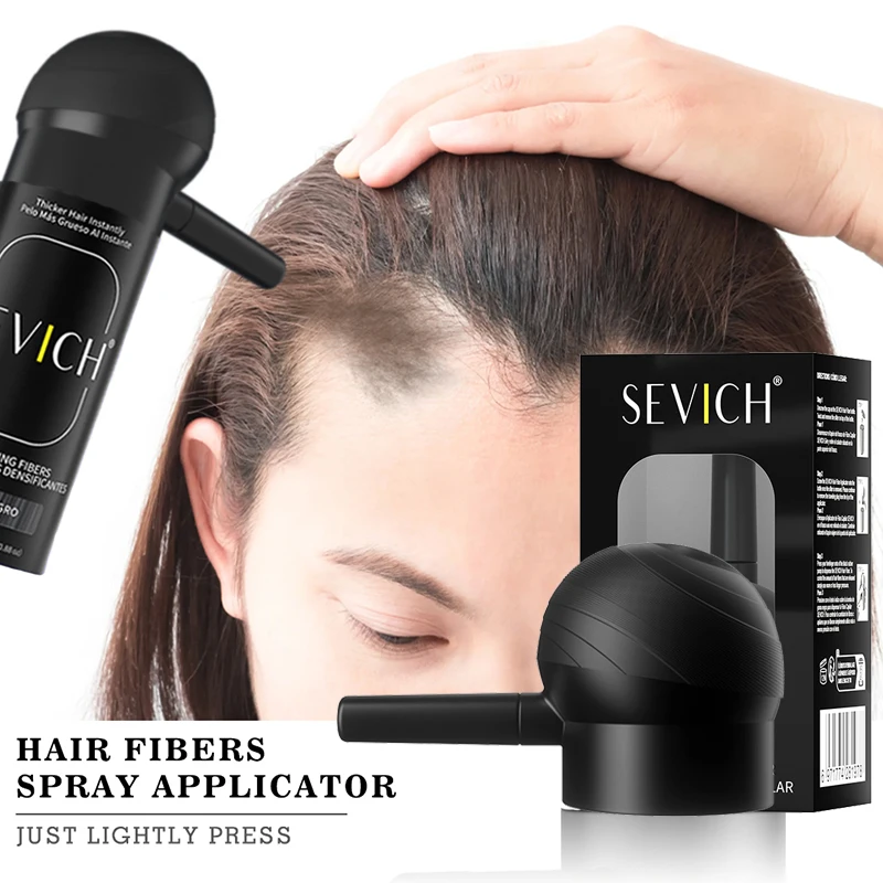 Keratin Hair Fiber Auxiliary Nozzle Hair Fiber Spray Applicator Hair Regrowth Powder Nozzle Tool Hair Building Thickening Fiber