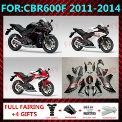 New ABS Motorcycle Whole Fairings Kit fit for CBR600F 2011 2012 2013 2014 CBR600 F CBR 600F Bodywork full fairing
