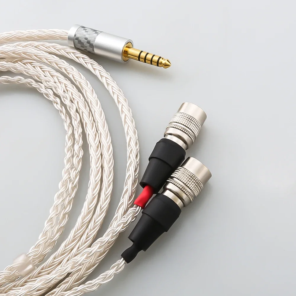 

HIFI посеребренный кабель для обновления 3,5 мм 4,4 мм XLR 16-ядерный OCC для динамиков Mr Alpha Dog Ether C Flow Mad AEON Наушники