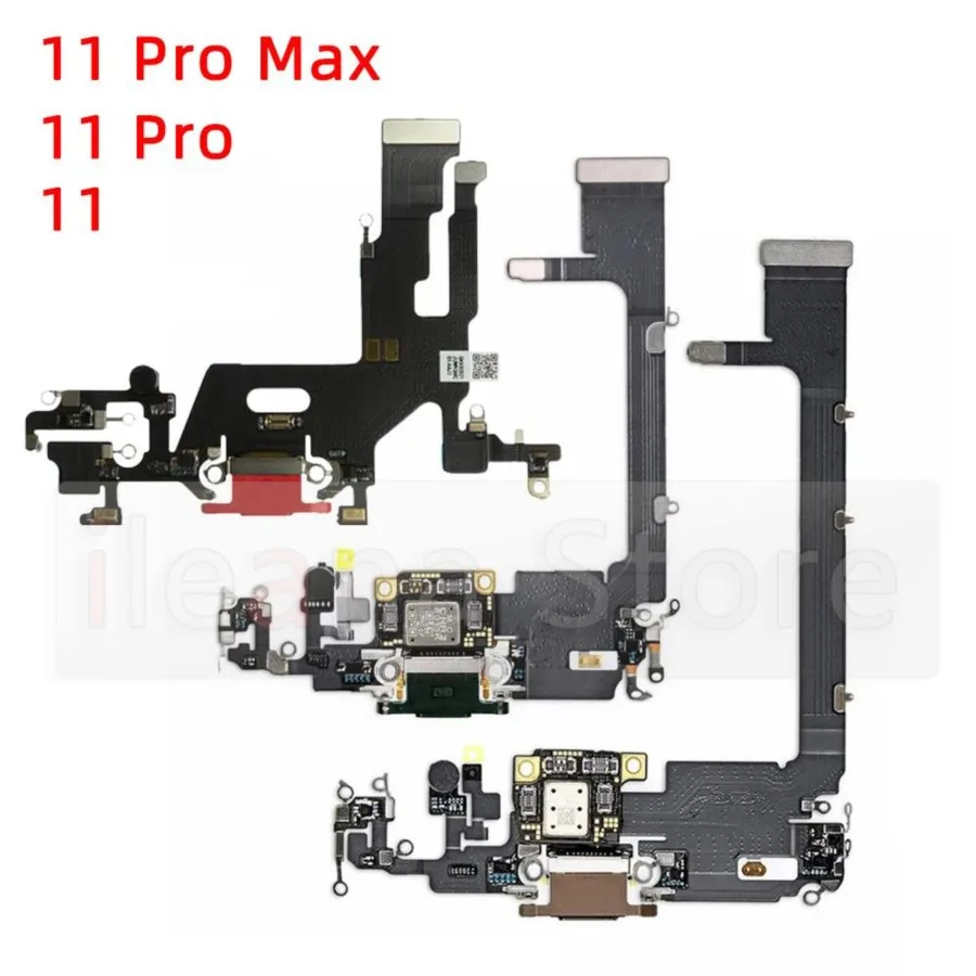 

Aiinant Bottom USB Charger PCB Board FPC Dock Connector Charging Flex Cable For iPhone 11 Pro 11Pro Max Phone Parts