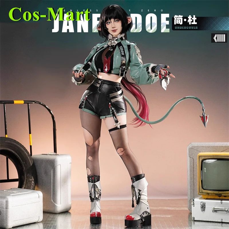 Cos-Mart Game Zenless Zone Zero Jane Doe Cosplay Costume Criminal Investigation Special Task Force Role Play Clothing Female