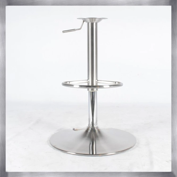 

flared chassis Stainless steel bar chair base Multifunctional leisure bar chair lifting base