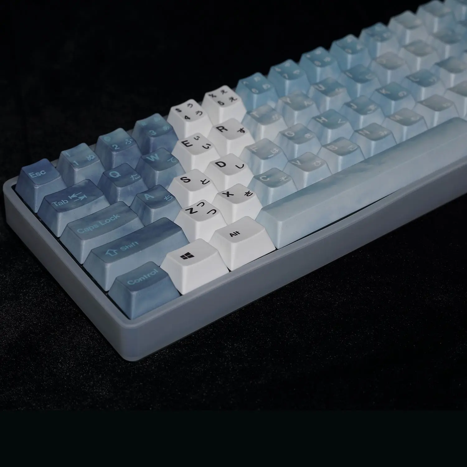 

Snow Girl Clear Sky PBT оригинальные заводские высокосублимированные 68-клавишные механические клавиатуры с колпачком