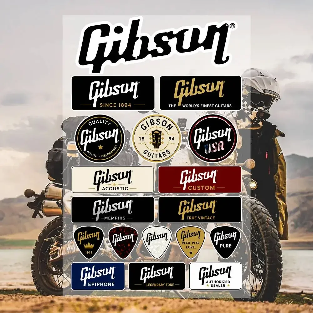 G-I-B-son Ästhetische Graffiti Wasserfeste PVC-Aufkleber für Auto Motorrad Skateboard Helm Notizbuch
