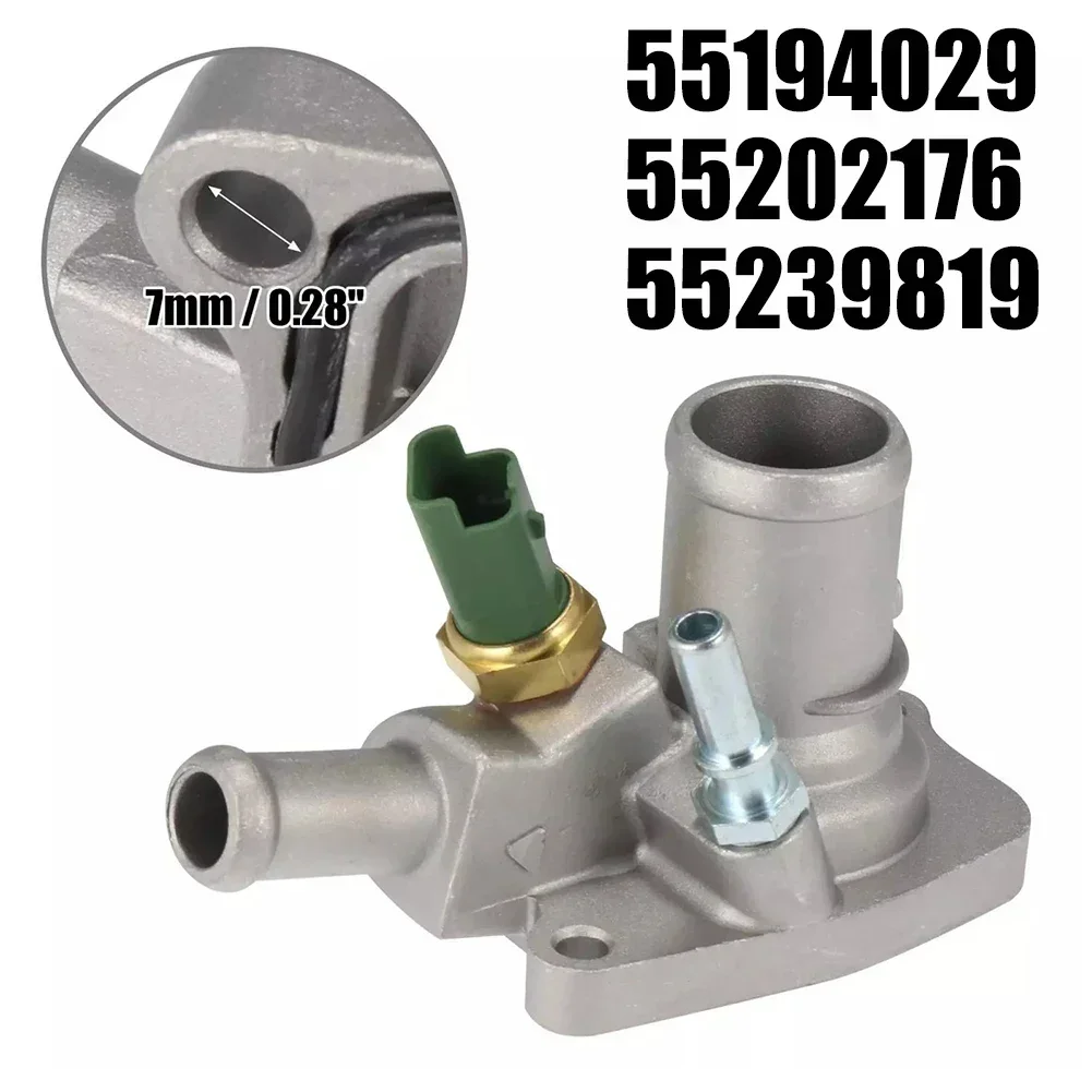 

1 шт. корпус термостата охлаждающей жидкости двигателя автомобиля для Fiat Alfa Romeo 2011 для Fiat 500 корпус термостата охлаждающей жидкости аксессуары