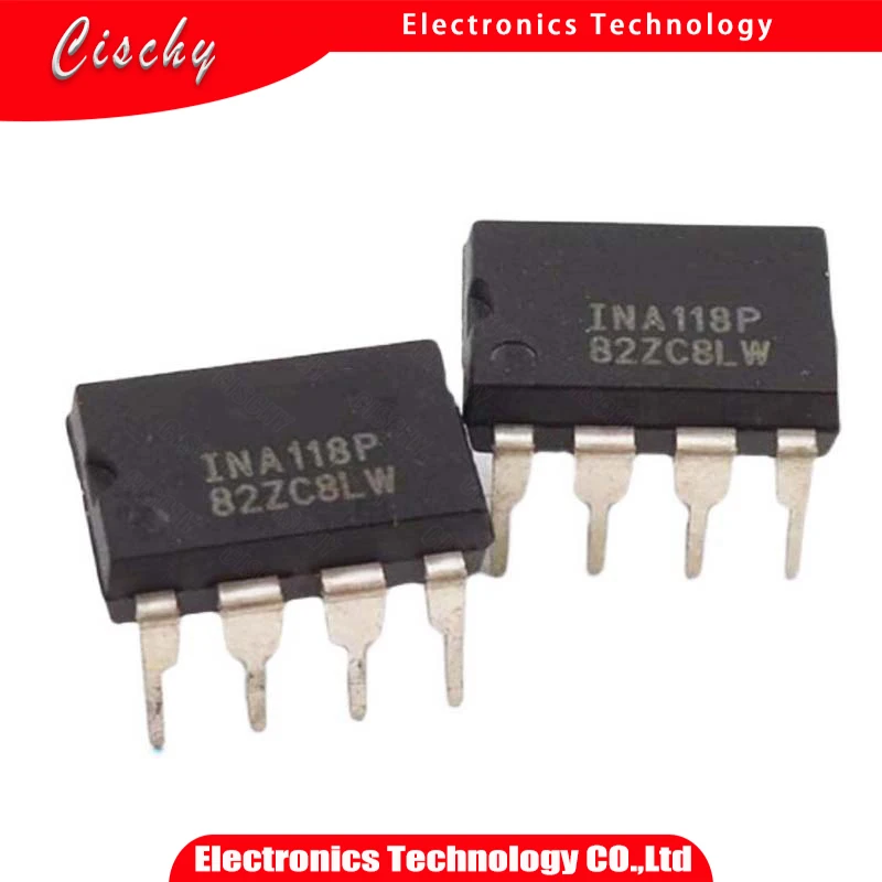 1PCS/lot New original INA118P INA118 INA118AP DIP-8 IC chip