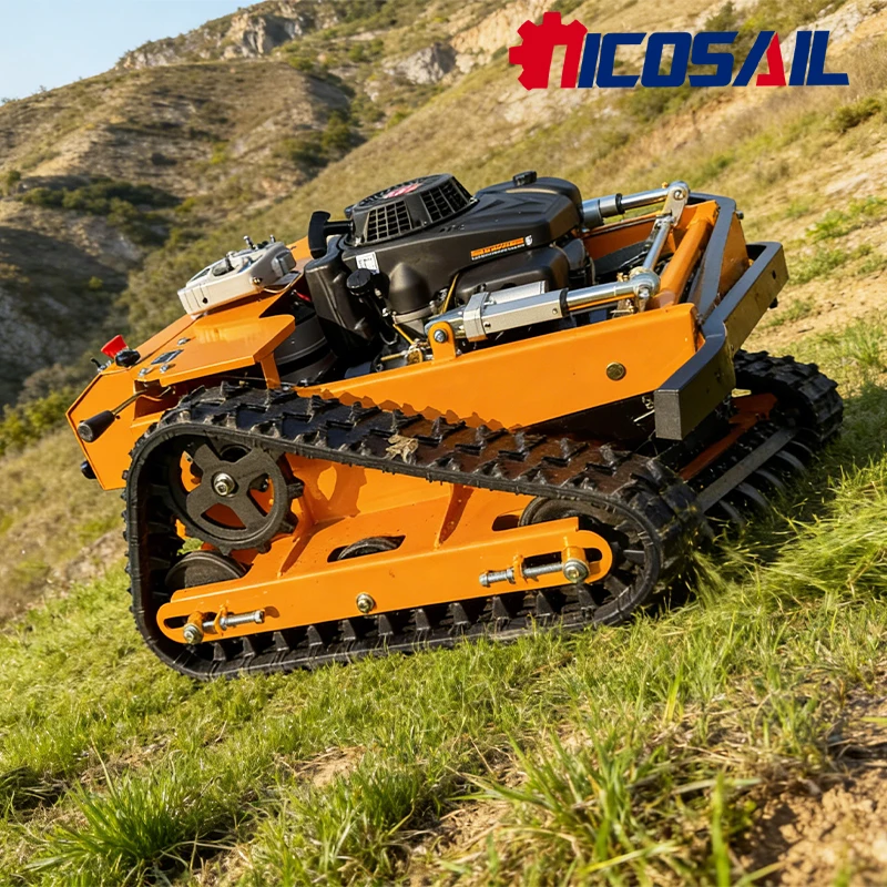 

Compact Light Duty Remote Control Lawn Mower Portable Design For Small Garden Maintenance