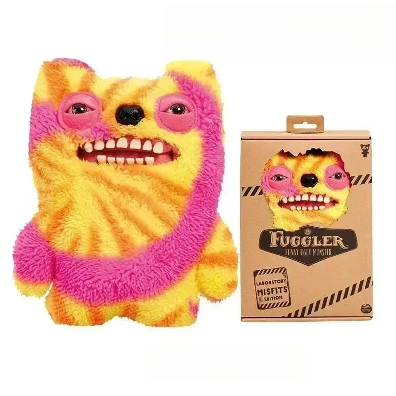 

& In stock Fuggler Tooth Monster Plush Doll Toys FunkTeeth Treasure Ugly Monster Fun Toys. Plush Doll. Children's Surprise Gifts