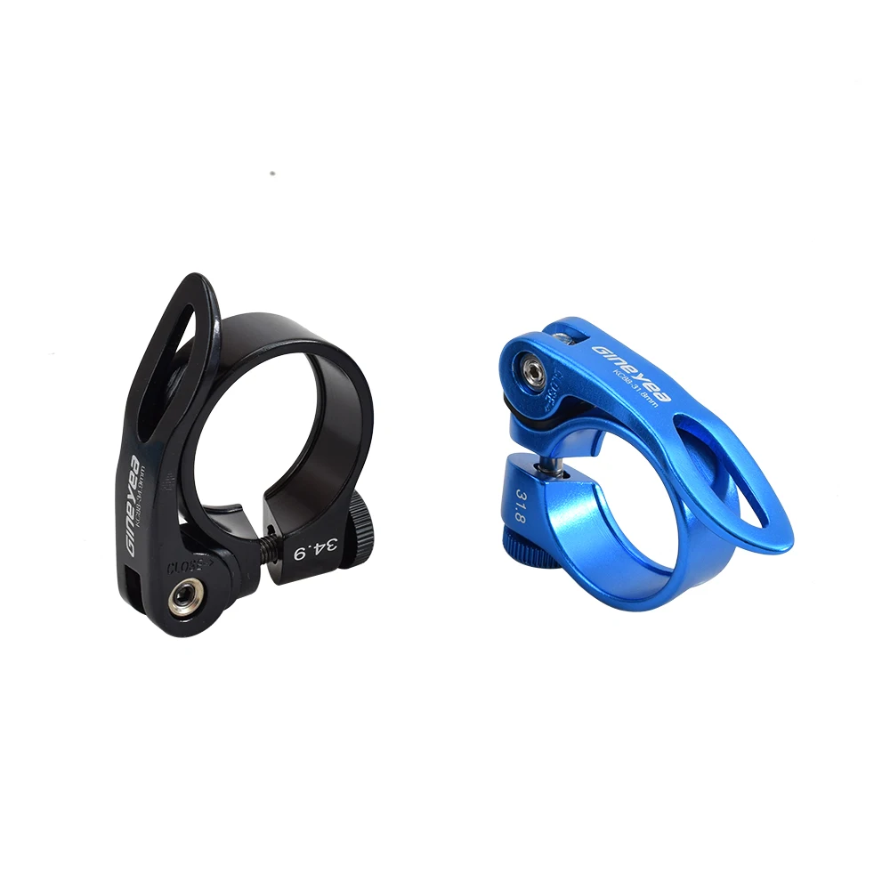 Aluminium Alloy MTB Road Bicycle Saddle Tube Clamp QR Quick Release Mountain Bike Seat Post Clamp 28.6/30.2/31.8/34.9mm