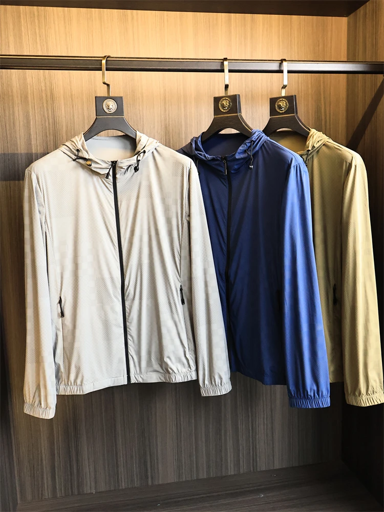 

Functionali Light Breathable 2025 Summer Men's Skin-friendly Elastic Sun Protection Hooded Casual Jaet Urban Faion Stan...