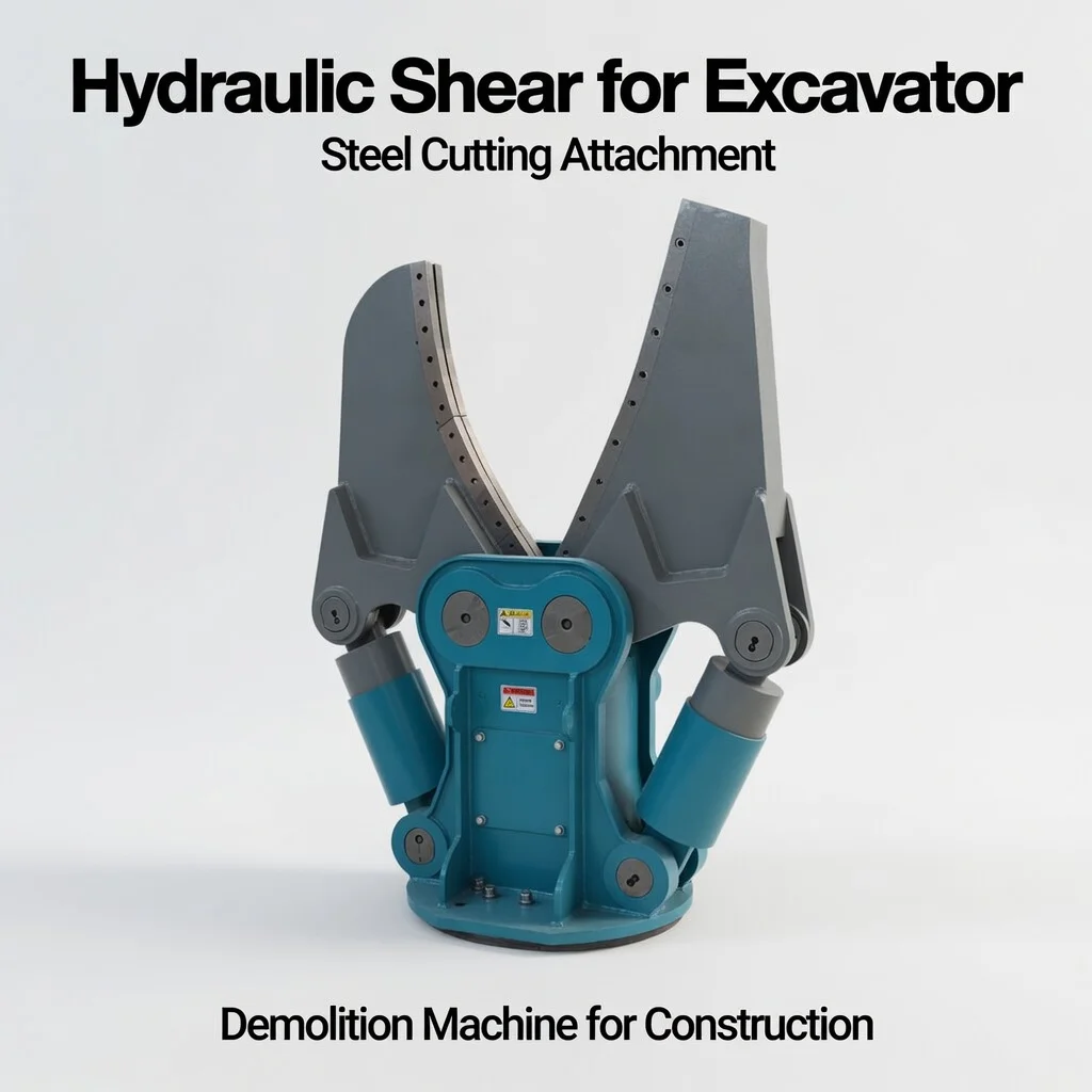 

Excavator Hydraulic Shear Steel Structure Cutting Attachment Heavy Duty Demolition Function CE Certified For Construction Demoli