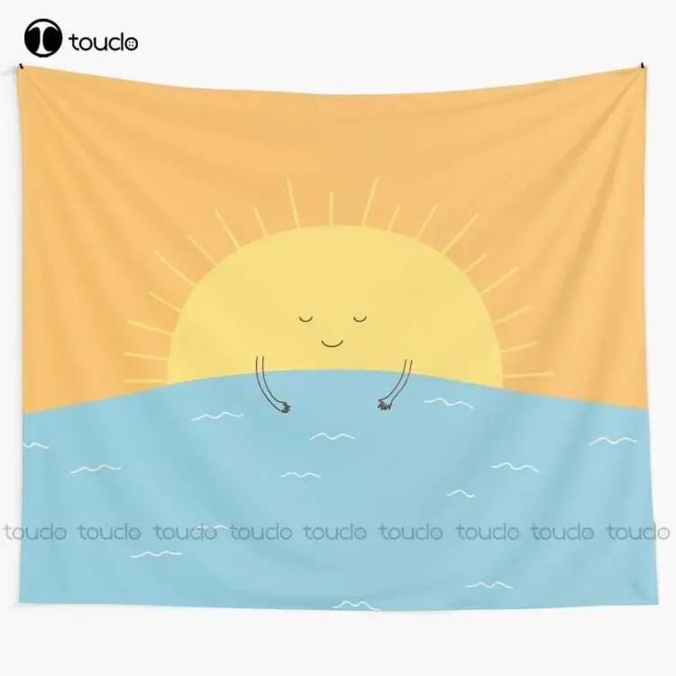 Good Morning Sunshine! Tapestry Tapestry Home Decor Tapestry Wall Hanging For Living Room Bedroom Dorm Room Home Decor