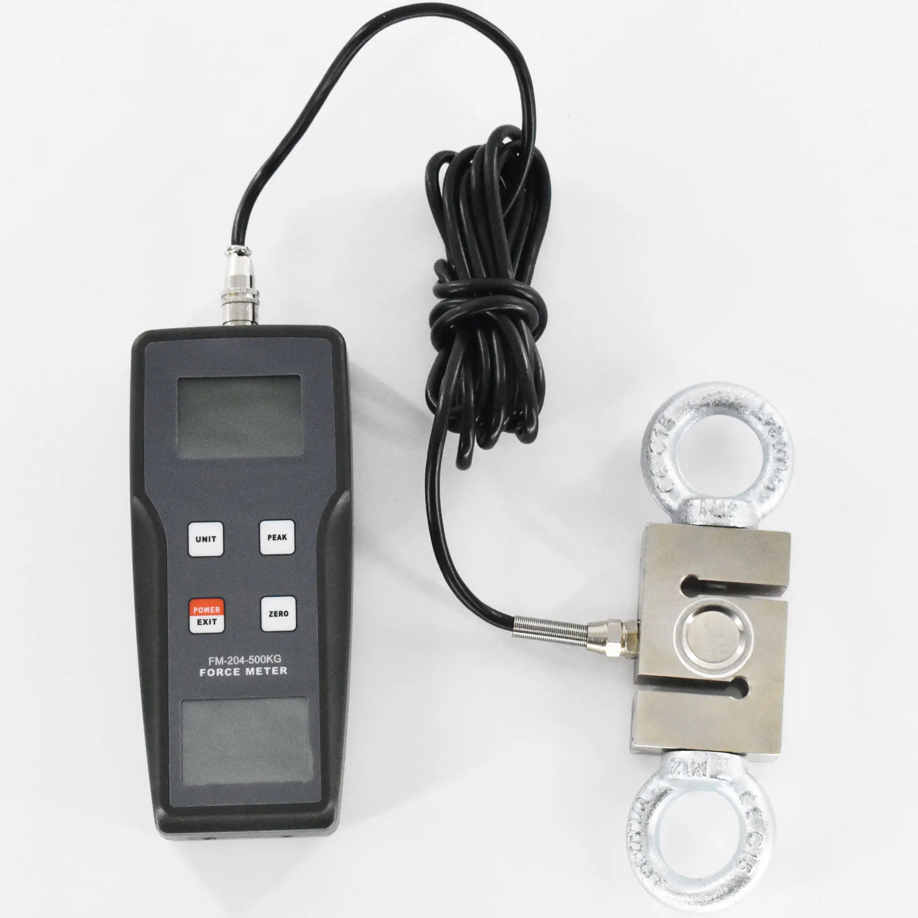 FM-204-500K Digital Force Gauge 4900N Dynamometer pull and push force meter N/kg/lb Mechanical instruments