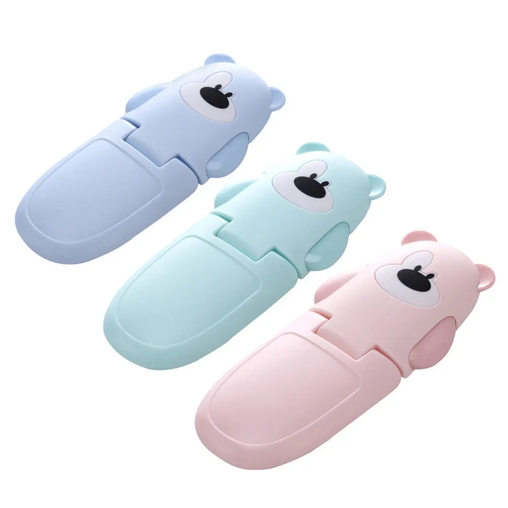 3pcs-anti-pinch-child-safety-locks-cartoon-bear-shape-abs-non-marking-adhesive-for-cabinets-drawers-windows-refrigerators-baby