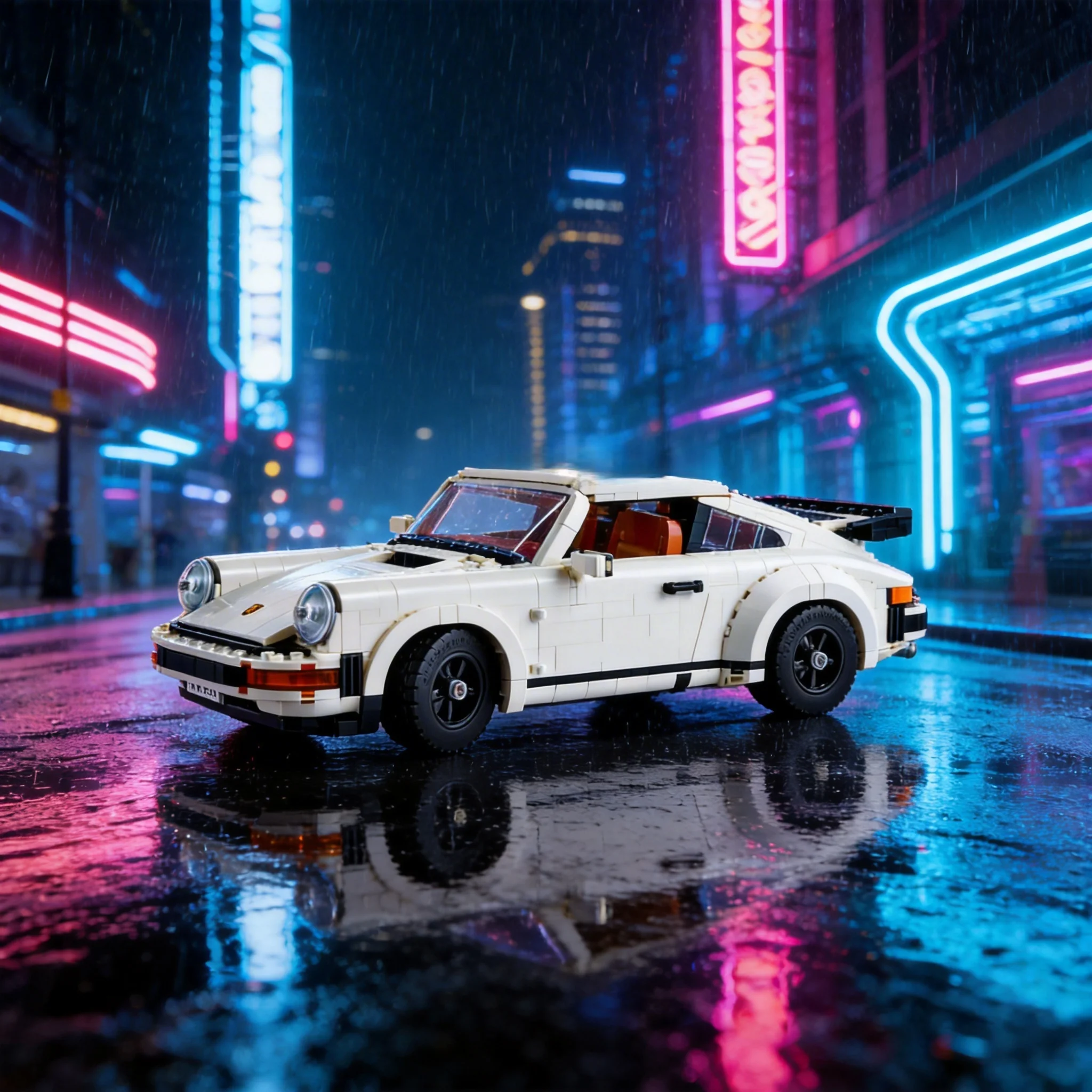 

Classic mechanical assembly retro white building blocks sports car model bricks super racing set mechanical toys men and women b