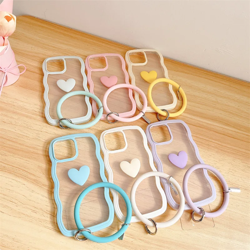 New Creative Cute Cartoon Play Mobile Phone Holder for iPhone 11 12 13 Mini 14 Pro Max Xr X 7 8 Plus Case