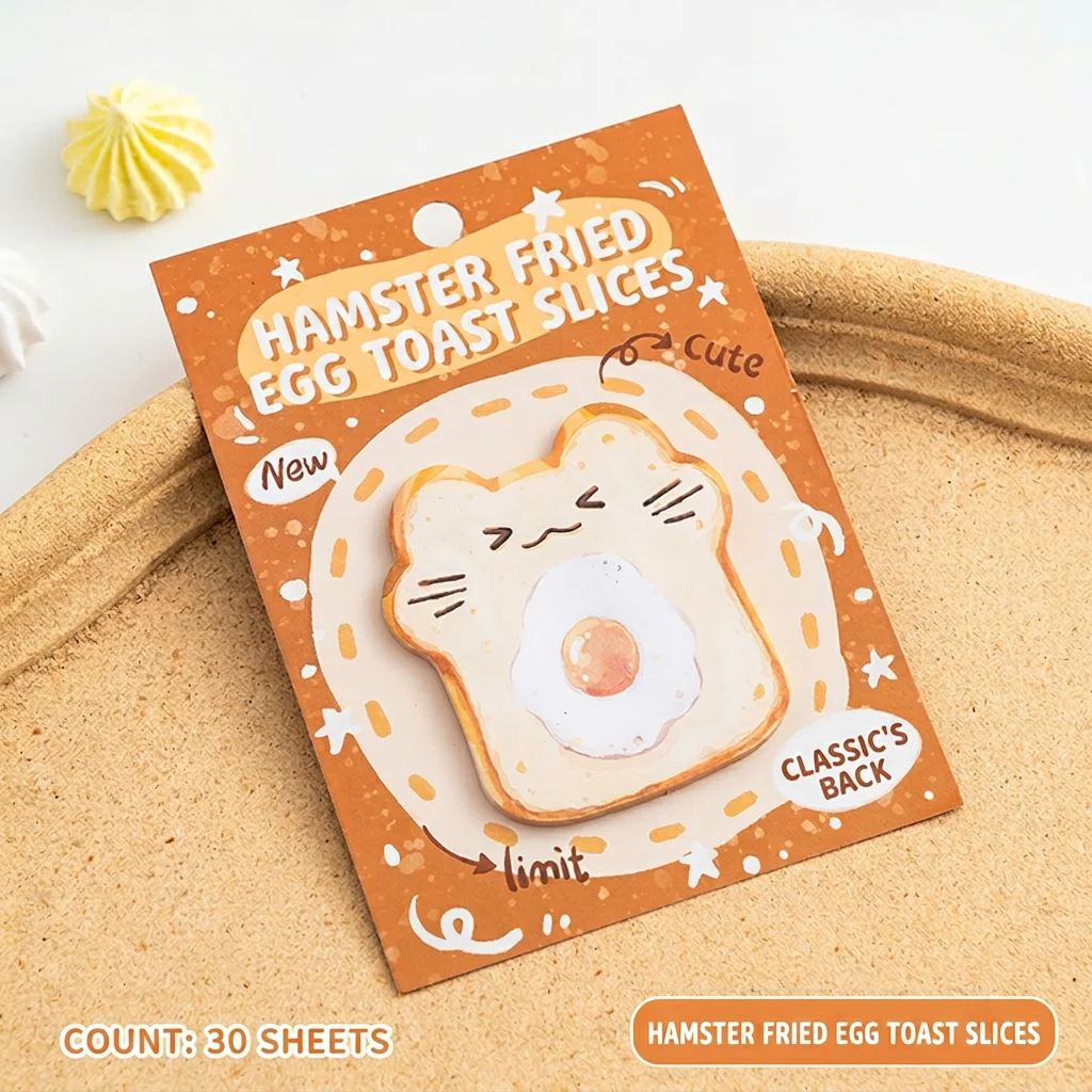 Kawaii Sticky Notes Quality Animal Pattern Sticky Notes Self-Adhesive Memo Pad Self-Adhesive Cute Shaped Sticky Memo Pad