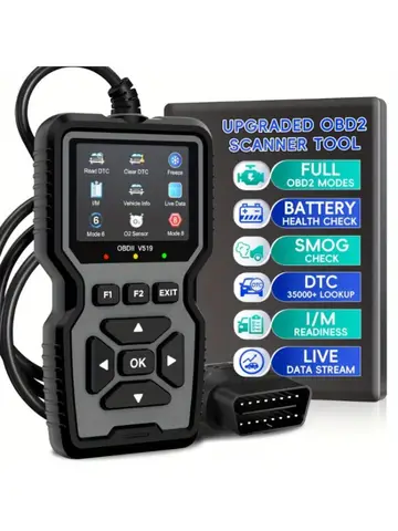 Advanced OBD2 Scanning Diagnostic Tool | Professional Engine Code Reader And Reset | Real-Time Data Diagnostic Reading Tool