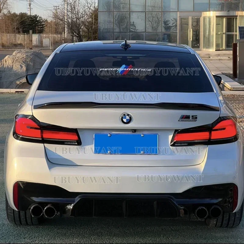 For BMW 5 Series G30 Spoiler 2018 2019 2020 Year Rear Wing PRO Style Sport Body Kit Accessories Carbon Look