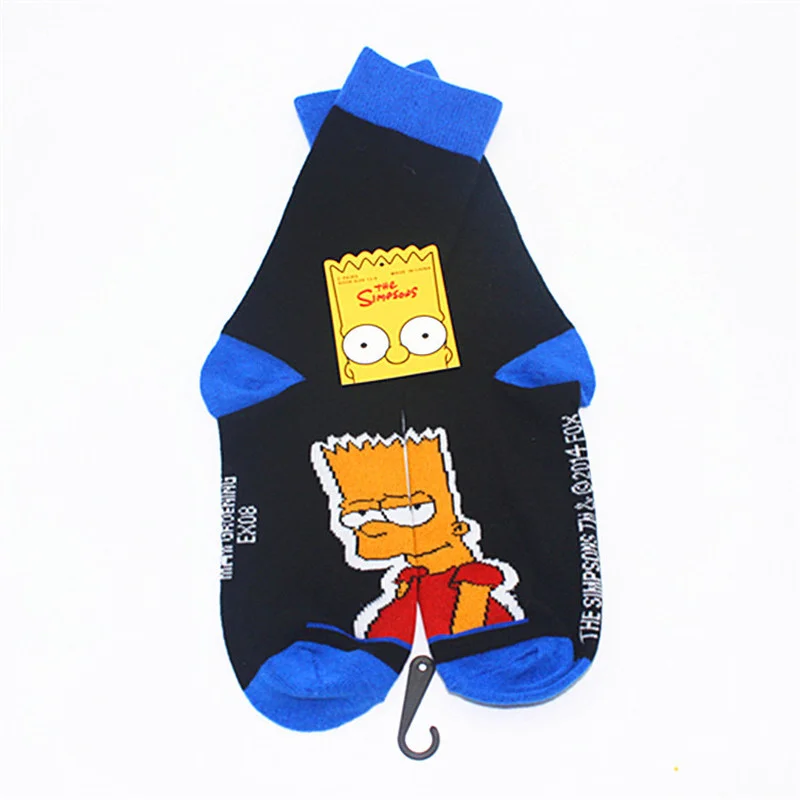 Springfield Simpsones Family Cotton Socks Stocking for Youth