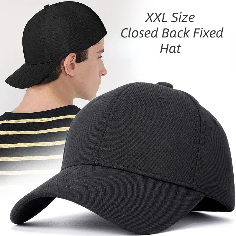 Big Head Plus XXL Sizel Baseball Cap Fitted Closure for Men Women Autumn and winter Fashion Brand Full Closed Trucker Sports Hat