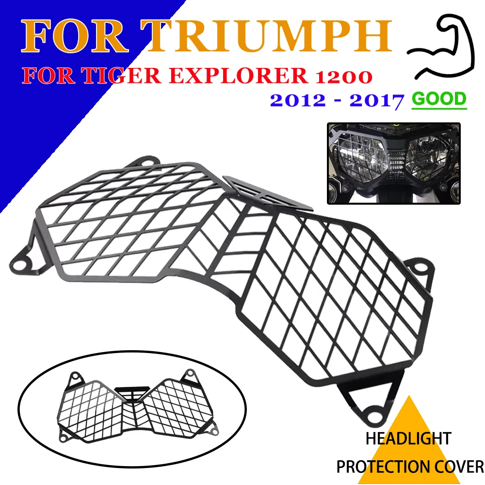 

Motorcycle Accessories Grille Protection Shell Headlight Protective Cover For Triumph Tiger 1200 Explorer XC 1200XC 2012 - 2017