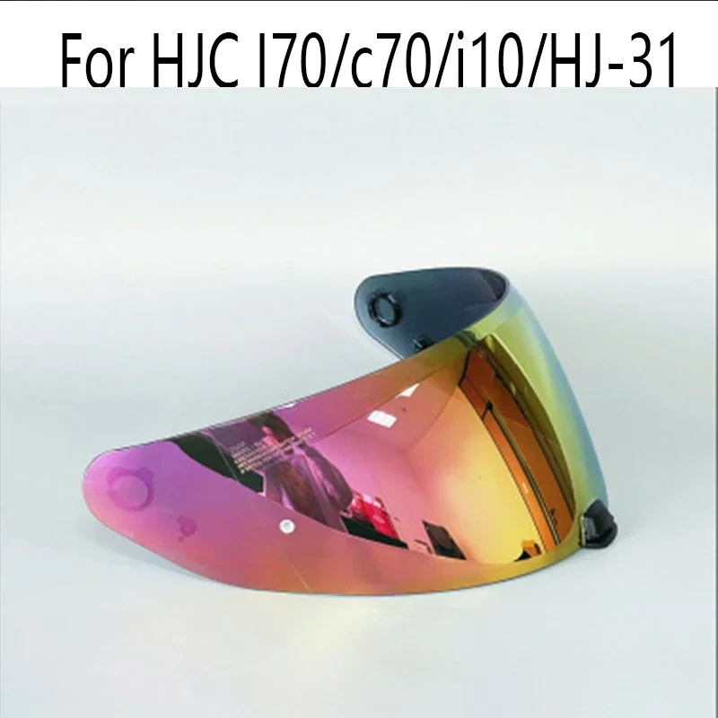 For HJC I70/c70/i10/HJ-31 Electric Car Full Face Helmet Lens Fit Visors PC Full Face Helmet Visor Mirror Lens