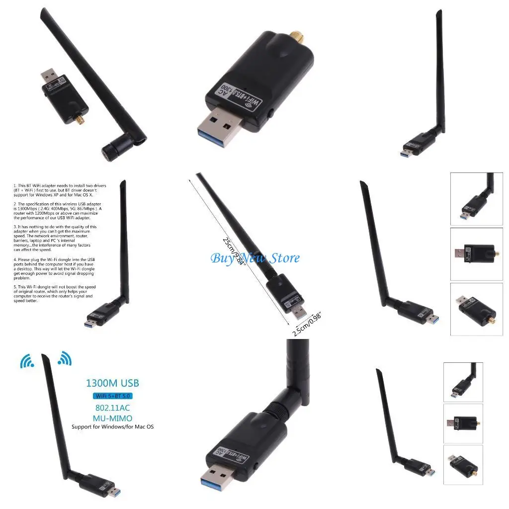 

20CE 1300M USB WiFi Adapter Mini Card 2.4G Wireless Adapter Card