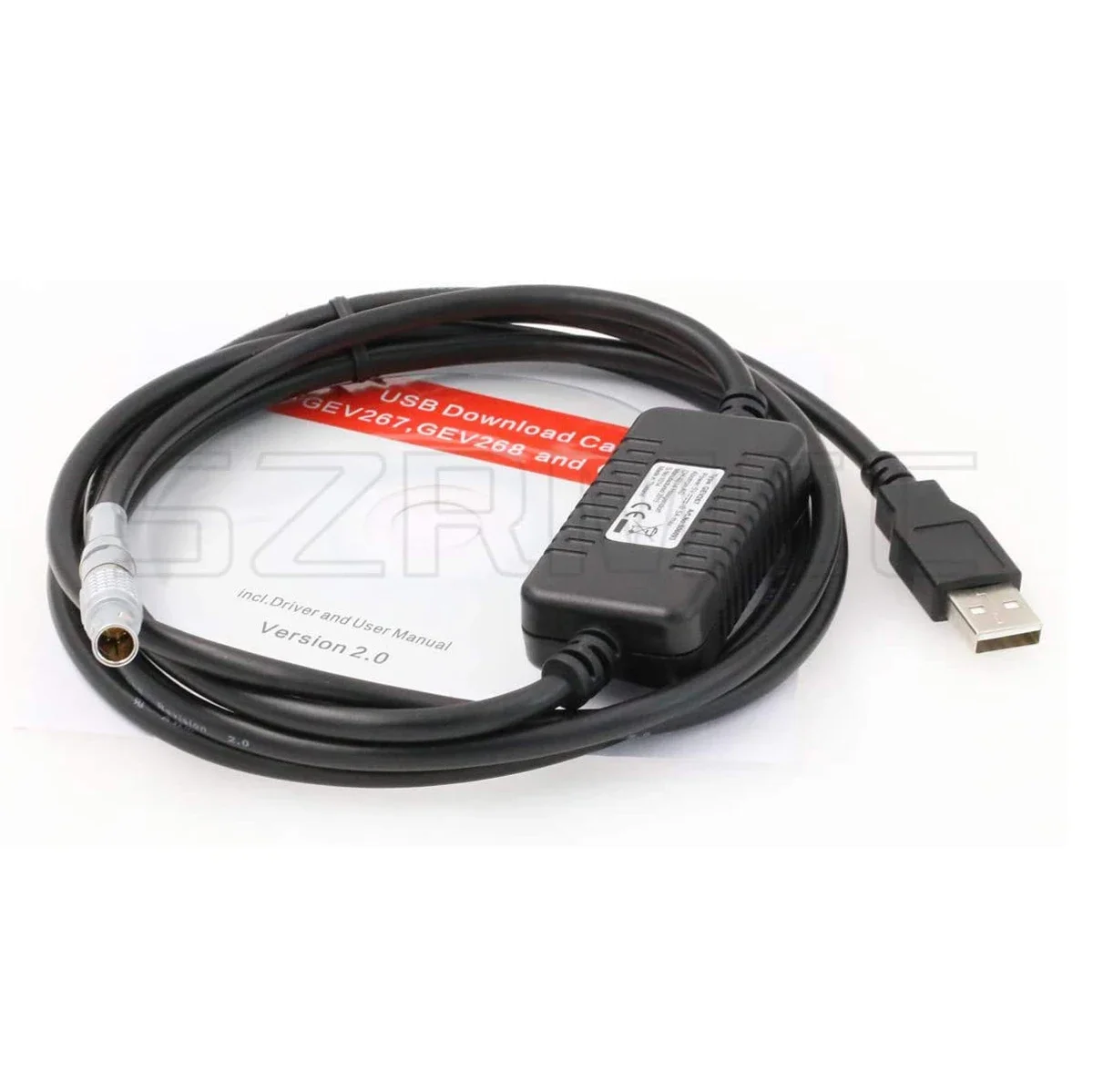 GEV267 806093 0B 5 pin Male to USB Data Cable for Leica Viva Total Stations and DNA Series Digital Level Instrument