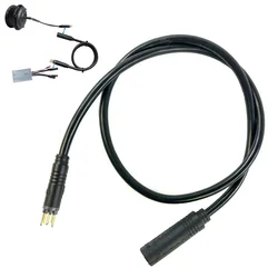 60cm Ebike Julet 9 Pin Motor Extension Cable Waterproof Female To Male Wire Connector Electric Bicycle Accessories