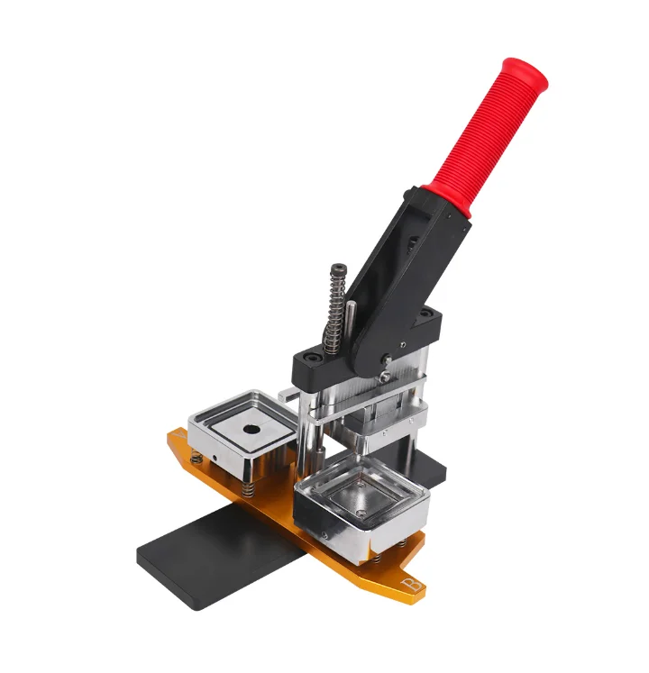 Macchina magnetica per frigorifero con foto automatica pneumatica per kit quadrato da 50 * 50 mm